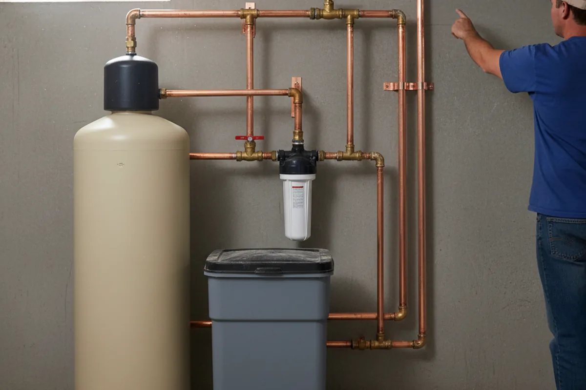 Whole-house water treatment system installed in Calypso